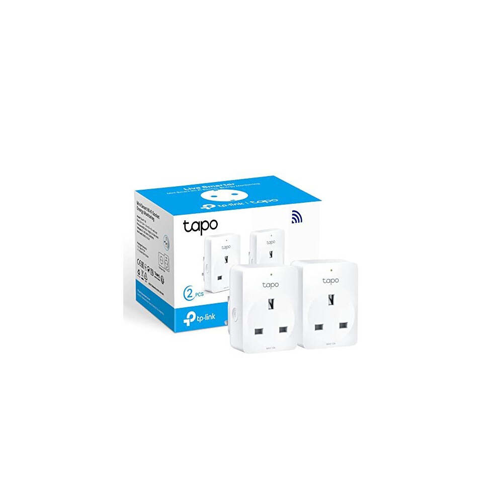 Tapo Smart Plug with Energy Monitoring Works with Amazon Alexa Echo and Echo Dot and Google Home WiFi Smart Socket Remote Control Device Sharing No