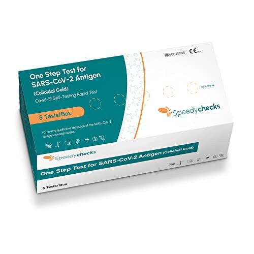 Covid19 Antigen Lateral Flow Test Kit 5 Tests Not for Travel