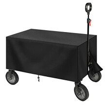 Folding Garden Trolley Cover Festival Trolley Cover Folding Wagon Cart Cover Pull Along Trolley on Wheels Water Proof Cover