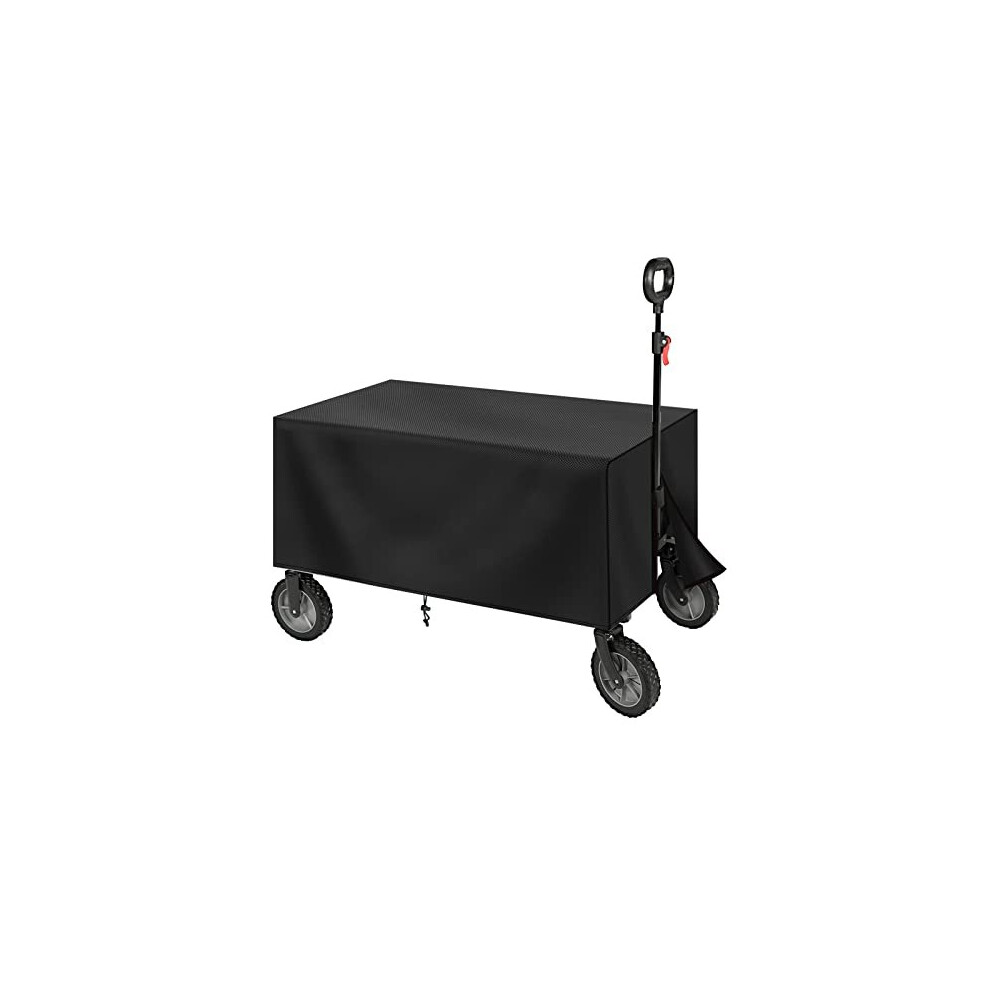 Folding Garden Trolley Cover Festival Trolley Cover Folding Wagon Cart Cover Pull Along Trolley on Wheels Water Proof Cover