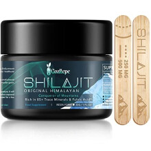 Shilajit High Potency Purified Himalayan Shilajit Resin with Bioavailable Fulvic Minerals Humic Acid Vegan Replenish Energy and Immune Support 30g