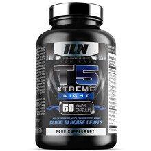 Iron Labs T5 Xtreme Night Potent Overnight Formulation Keto Friendly with CLA Green Tea Chromium Alpha Lipoic Acid 60 Vegan Capsules