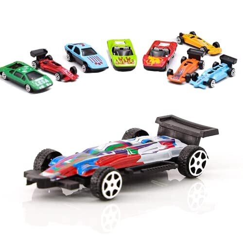 8Pack Die Cast Metal Toy Cars Die cast Mini Racing Cars F1 Cars and ...