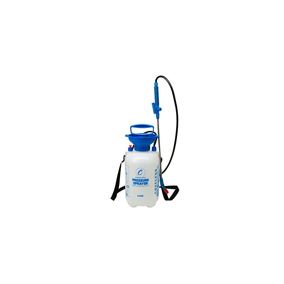 5 Litre High Pressure Sprayer Pump Sprayer with Carrying Strap Garden Sprayer Pressure Release Valve Pump Spray Bottle Adjustable Sprayer Pump