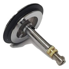 Adjustable Bath 47mm Pop Up Waste Plug Only with Flat Seal Chrome