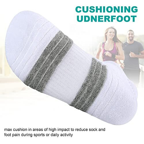 Nike DRI-FIT Everyday Plus Cushioned Low-Cut Training Socks Unisex Nike Socks Black White 6 Pair S