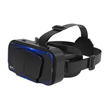 VR Headset 3D VR Glasses Virtual Reality Headset Support 360Panorama Large Screen Anti Bluelight Adjustable Pupil Distance Prevent Fatigue Goggles for