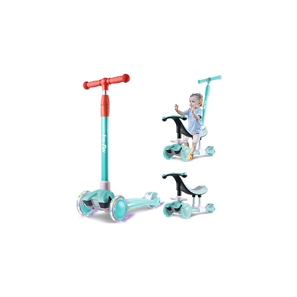 3 Wheels Scooter for Kids Ages 35 Boy Girl Toys 2 Year Old Gift 3 in 1 Toddler Kick Scooter Balance Bike Push Scooter for Age1 4 Adjustable Height