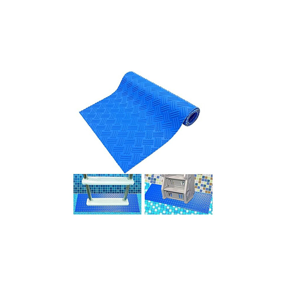 Swimming Pool Ladder Mat 2390 cm Swimming Pool Stair Safety Pad with NonSlip Texture Antiskidding Step Pad for Above Ground and Inground Pool Swimming