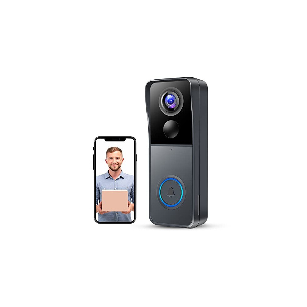 Video Doorbell Wireless Camera Doorbells 1080P HD Smart WiFi Security Camera Door Bell with PIR Motion Detection 2Way Audio Night Vision IP66