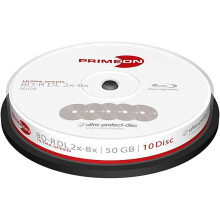 BDR DL 50GB28x Cakebox 10 Disc ultraprotectdisc Surface