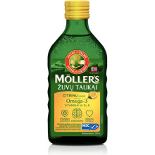 Mollers Fish Oil Omega3 Lemon Flavour Baby Children Adults