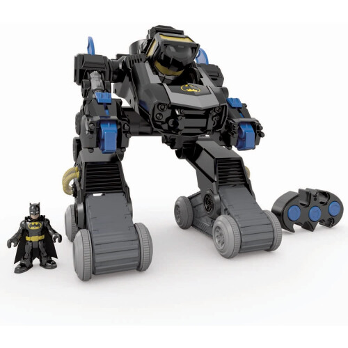 Batman Fisher Price Imaginext DC Super Friends RC Remote Control Transforming Batbot 1