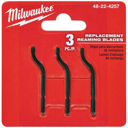Milwaukee 48224257 Reaming Pen Blades Pack 3 Red