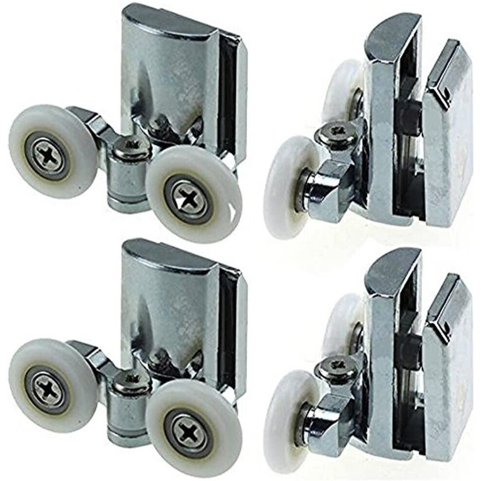 Stainless Steel Shower Door Wheels 23Mm Shower Door Rollers Bottom 4Pcs 606227083316