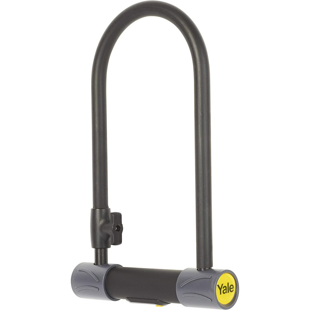 YUL2132301 High Security Bike Lock 230mm U Lock Double Point Locking 4 Keys including 1 with microlight