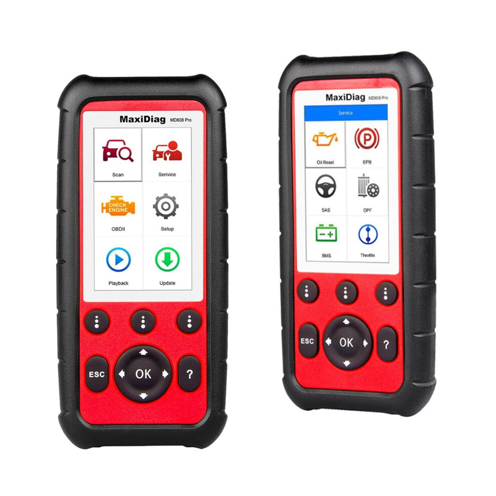 Autel Maxidiag MD808 Pro Code Reader Scanner OBD2 Auto Diagnostic Tool for All System Diagnoses ABS BMS SRS Airbag EPB DPF SAS Oil Reset