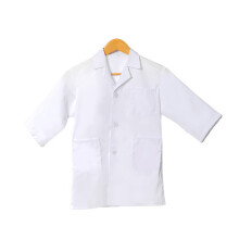 (XS) Kids Doctor Costume Lab White Coat Cosplay Uniform Halloween Fancy Party Prop