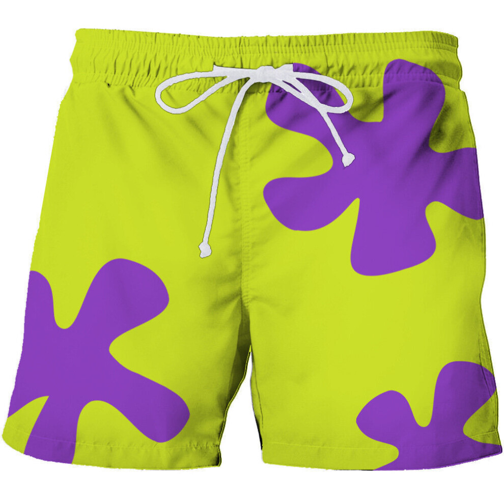 (Green, M) Patrick Shorts Star Beach Pants Ventilation Children Man