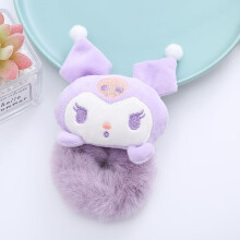 (PlushKuromi) Sanrio Melody Hairband Girl Dog Cinnamoroll Kitty Cat Animal Cartoon Elastic