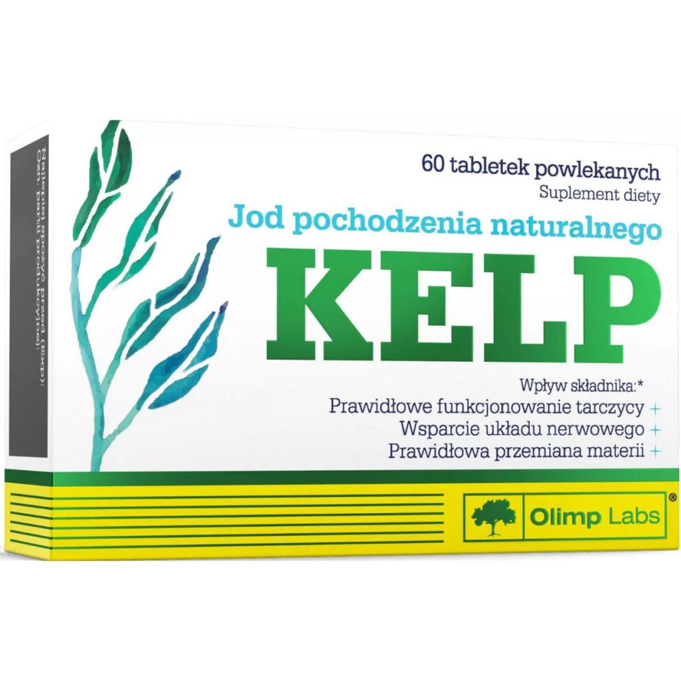 Olimp Kelp 60 tab JOD THYROID TARCZYCA zdrowa skora ALGI  memory