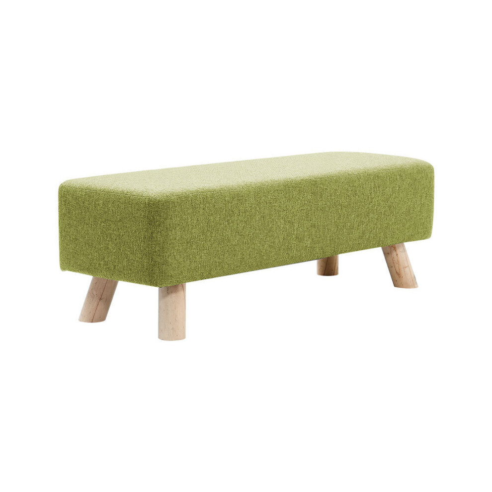 (Green) Fabric Cushioned Hallway Rest Stool Footstool Ottoman Padded Pouffe Chair Seat-image-OPC-PBKYJBT-NEW