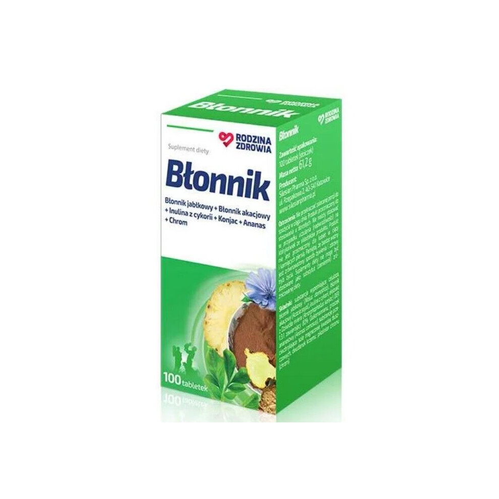 Blonnik 100 tab Rodzina Zdrowia blonnik i chrom fiber and chromium olimp colfarm