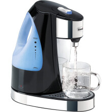VKJ142 Breville HotCup Hot Water Dispenser - 3kW Fast Boil, 1.5L, Gloss Black with Blue Illumination