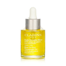 Clarins Blue Orchid Face Treatment Oil for Dehydrated Skin - 30ml/1oz, Nightly Moisture & Anti-Aging
