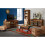 Rustic Display Cabinet Vintage Industrial Style Bookcase Tall Solid Wood Shelving Unit 2