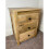 Rustic Bedside Table Solid Wood 3 Drawers Vintage Farmhouse Nightstand Cabinet Stand 2