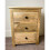 Rustic Bedside Table Solid Wood 3 Drawers Vintage Farmhouse Nightstand Cabinet Stand 3