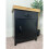 Industrial Bedside Table Vintage Retro Storage Cabinet Rustic Solid Wood Metal Cupboard 1