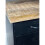 Industrial Bedside Table Vintage Retro Storage Cabinet Rustic Solid Wood Metal Cupboard 4