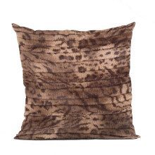 Plutus Brands PBSF2321-P-2036-DP 20 x 36 in. Luxe Lash Animal Faux Fur Luxury Throw Pillow, Brown