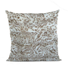 Plutus Brands PBSF2320-P-2424-DP 24 x 24 in. Luxe Lash Animal Faux Fur Luxury Throw Pillow, Light Brown