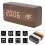 (Black) LED Wood Alarm Clock Voice Control Time Date Temperature Digital Bamboo Rectangle Table Desktop Clock 1