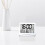 Digital Travel Alarm Clock Foldable LCD Compact Desk Clock Silver 7