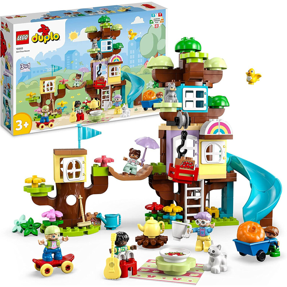 LEGO DUPLO 3in1 Tree House Set With Animal Figures