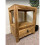 Rustic Bedside Table Vintage Asian Style Side Cabinet Nightstand Solid Wood Stand Unit 4