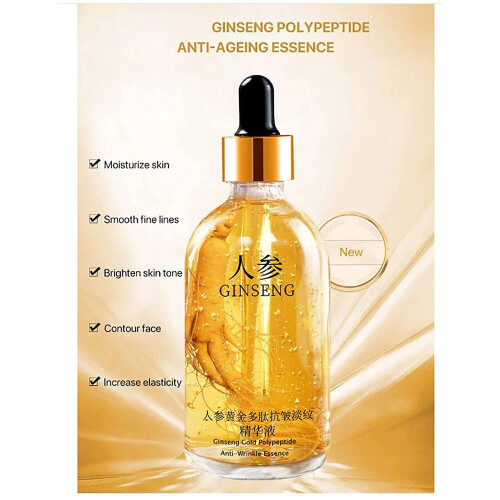SKESRJTOP Ein Ginseng pro Flasche Ginseng Gold Polypeptid Anti-Aging Essenz - 100 ML 1