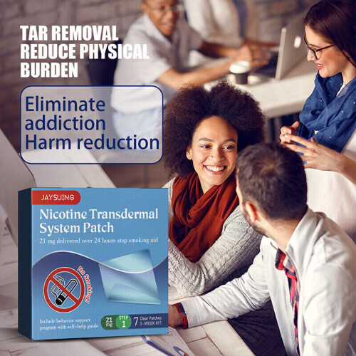 Nicotine Patch Stop Smoking Aid Step 1, 21 mg 24 Hour 7 Patches