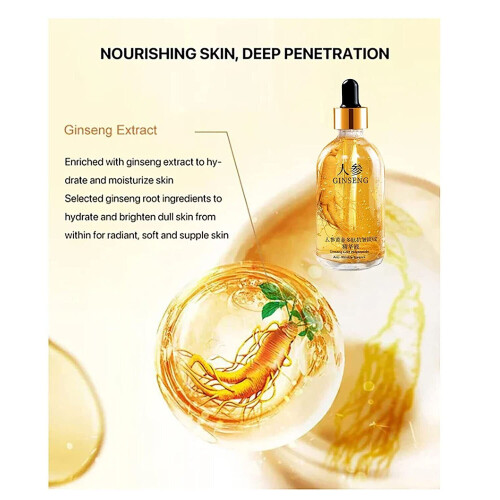 SKESRJTOP Ein Ginseng pro Flasche Ginseng Gold Polypeptid Anti-Aging Essenz - 100 ML 2