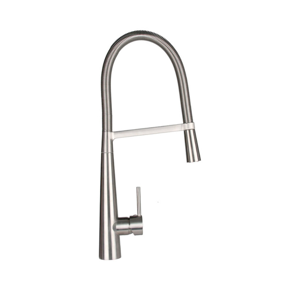 Modern Kitchen Sink Pull Down Spray Spring Spout Single Lever Mixer Tap