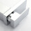 NES Home Gemini Waterfall Bathroom Single Lever Chrome Basin Mono Mixer Square Tap 4