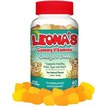 Leona's Kids Omega + DHA Vitamin Gummies 60's