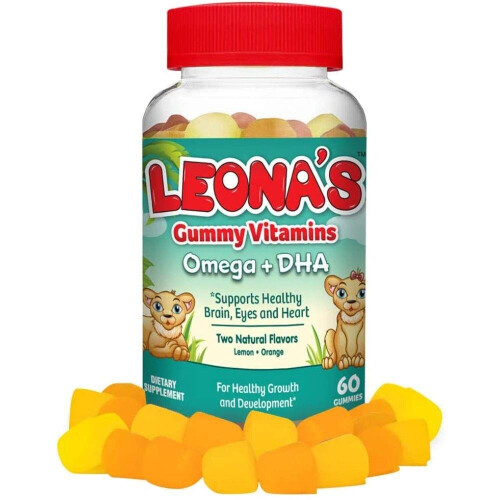 Leona's Kids Omega + DHA Vitamin Gummies 60's