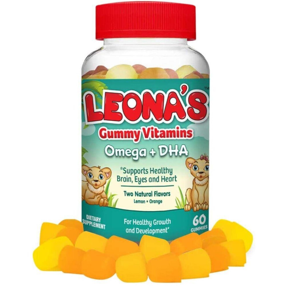 Leona's Kids Omega + DHA Vitamin Gummies 60's