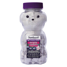 Sambucol Black Elderberry for Kids + Vitamin C Chewable Teddies 60's