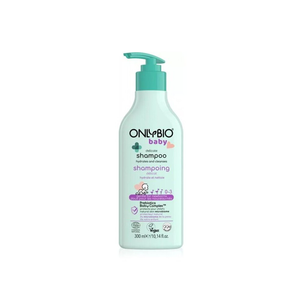 OnlyBio Baby Delicate Shampoo For Newborn With Prebiotics Baby